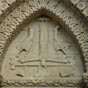 La crucifixion de Saint Pierre, baie aveugle nord.-Faade ouest