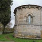 Melide: Le trs beau chevet de l'glise Santa Maria