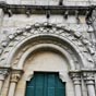 Melide: Dpail du portail de l'glise Santa-Maria