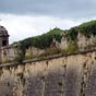 Une superbe chauguette en surplomb sur la muraille...