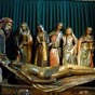 La Mise au tombeau, bois polychrome de la fin du xve sicle.