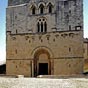 Nevers : Faade de l'glise Saint-Etienne