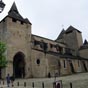 Oloron : Cathdrale fortifie Sainte-Marie avec sa tour et son porche...