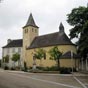 Nous arrivons � Orin : en vue, l'�glise Saint-Martin. 