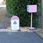 A la sortie de Lesp�ron, nous savons combien de kilom�tres nous restent pour atteindre le tombeau de saint Jacques....