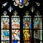 Vitrail des apparitions de Jeanne d'Arc  Domrmy.