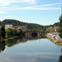 La valle de l'Isle  Prigueux, vue d'amont vers l'aval.