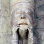 Poitiers : glise Sainte-Radegonde, console sculpte (XIe s).