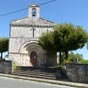 L'glise paroissiale Saint Jacques de Belluire des XIIe et XIIIe sicle est classe monument historique depuis 1973 Nous avons  parcouru 6,4 km depuis notre dpart de pons (1h40)
