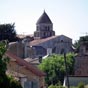 Le Village de Nieuf-le-Virouil autour de son glise Saint Sverin (le village se  situe un peu  l'cart du cheminement propos qui mrite nanmoins notre attention)