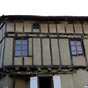 Saint Astier : Maison  colombages, rue La Fontaine.