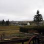 Dpart de Nasbinals par un temps qui sent la neige !, nous sommes au mois d'avril.