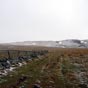 A l'horizon, on distingue sur les collines les premires traces de neige !