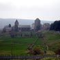 L'hpital d'Aubrac a t bti  proximit de la voie qui traversait lAubrac pendant l'antiquit. Le trac a t emprunt, probablement ds le XIe sicle, par la via Podiensis, un des chemins de Compostelle. Du fait de sa situation sur un des secteurs les plus prilleux de la traverse du plateau, il a dvelopp une importante fonction d'accueil des plerins et voyageurs. En hiver, les risques de s'garer taient trs grands, du fait de la neige, et en toute saison, le brouillard frquent pouvait rendre l'orientation extrmement difficile. De plus, ds le dbut du Moyen ge, des bandes de voleurs taient prsentes dans les environs et les voyageurs ne s'aventuraient dans la montagne qu'en groupe afin de se dfendre contre de probables attaques.