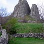 Piton volcanique, une heure avant d'atteindre Saint-Chly-d'Aubrac...