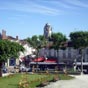 Le centre historique de Saintes vu depuis l'esplanade du Marchal-Foch.
