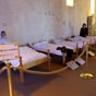 Reconstitution de la salle des malades....