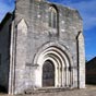 Pellegrue : L'glise Saint-Andr, faade occidentale.