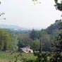 Les Lves et Thoumeyragues : on aperoit Sainte-Foy que l'on a quitt et qui se trouve dsormais  7 km...