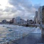 Gijon: Une des balades favorites des visiteurs est de longer la plage San Lorenzo.