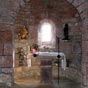 L'intrieur de la chapelle de Rochegude est trs intimiste.