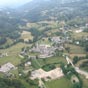 Vue arienne du village d'Espeyrac o nous serons dans quelques instants...