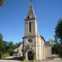 L'glise de Boussac se situe  1km aprs Bduer... un point d'eau est  la disposition des plerins derrire l'difice!