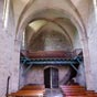 L� encore et comme de nombreuses �glises de la r�gion, un balcon meuble l'arri�re de l'�difice.