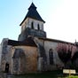 Sorges : l'�glise Saint-Germain d'Auxerre, romane du XIIe si�cle, remani�e au XVIe si�cle, d�tient la particularit� de compter deux nefs juxtapos�es.