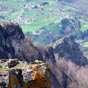 Vue sur la valle du Lez, au cap de la Pne sur la commune de Moulis.