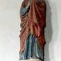 Cl�rey (Aube), �glise : statue XVI� s.