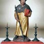 Frenois (C�te-d'or), �glise Saint-Jacques : statue du XVII� s.