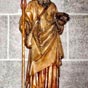 Le Puy, Cath�drale Notre-Dame-de-l'Annonciation : statue de saint-jacques tenant son bourdon, LP.