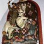 L�on (Reliegos-L�on), chapelle Santiago : saint Jacques repr�sent� en matamore, CF.