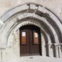 Saint Martin Lacaussade: L'glise a son clocher-porche sur sa paroi ouest.