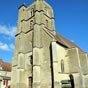 L'glise, ddie  saint Lger fut promue au rang de collgiale en 1201. L'difice actuel date du XIII sicle, lorsque les chanoines se virent confier les reliques de sainte Agathe (photo M-C Rothier).