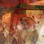 Entre du pape Urbain II, peinture dans la salle des Illustres.
