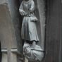 Sculpture sur de vieilles maisons de Tours