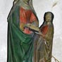 Le Veurdre : En l'glise Saint-Hippolyte, statue de sainte Anne (XVIe).