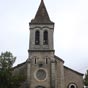 Cabrerets: Le faade de l'glise Saint Pierre