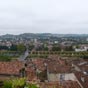 Vue sur la ville d'Auch  partir de l'accueil plerins, tenu par le diocse.