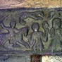 Pour la premire fois depuis de dpart du Puy en Velay, nous avons ici la reprsentation de saint Jacques matamore...Elle daterait du XIIe sicle