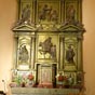 Le retable de l'glise Saint-Martin d'Artieda.