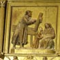 Dtail du rtable : Jsus, Marie et Joseph...
