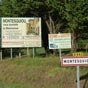 Nous arrivons  Montesquiou....le nom est comme un doublet bien gasconnant de Montesquieu, peut-tre le Mont-Esqui ? C'est en tout cas un vieux bourg perch et fortifi entour d'une promenade-belvdre.