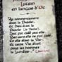 Le prologue de saint Jean est en vidence au sein de l'glise.