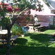Un jardin accueillant pour plerins