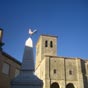 L'glise San Roman, gothique  trois nefs de Hornillos (qui signifie 