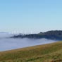 Peu avant l'Alto Montouto le paysage l'emporte sur les nuages!