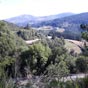 La descente de l'Alto Montouto entre Pararavella et A Degolada 